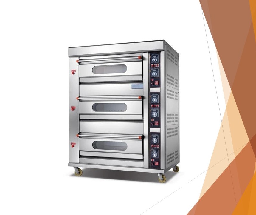 GAS Baking Oven 3 Deck 6 Trays -HGB-60Q  / QL -6