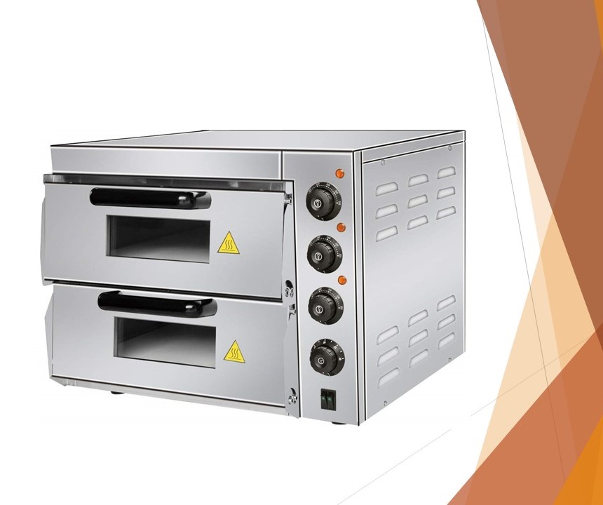 Electric Double Deck Pizza Oven - HES-2ST