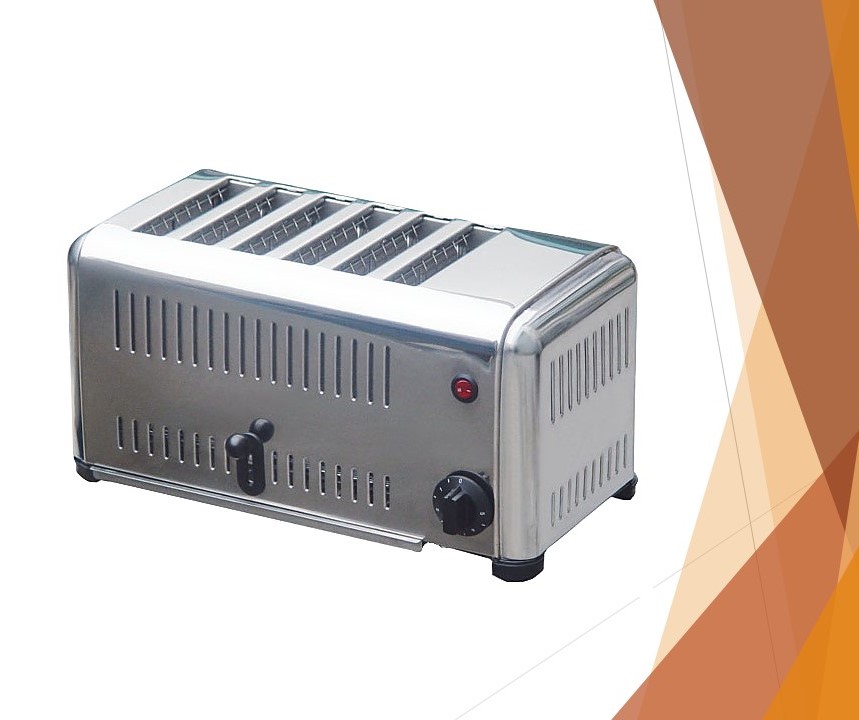 Six Slot Pop-up Toaster HET-6
