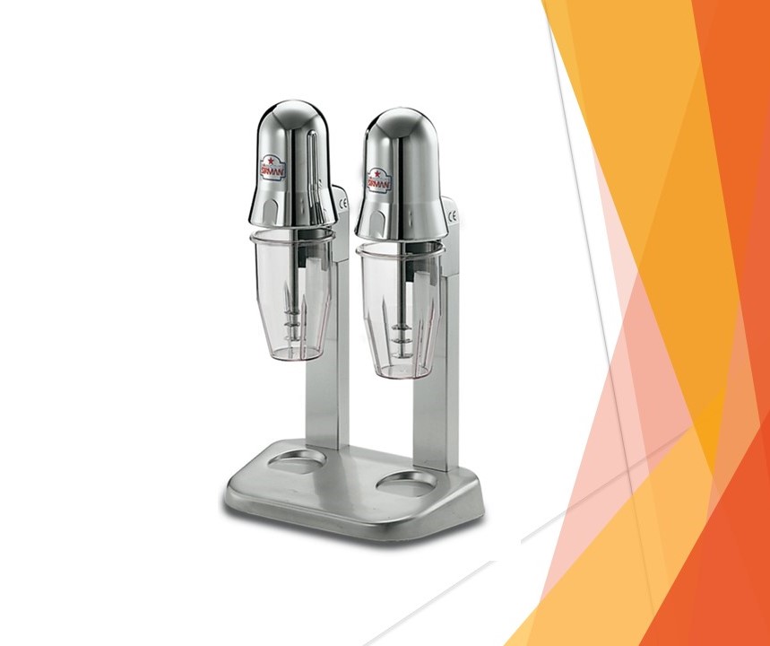 Drink Mixer / Spingle Mixer Two Stainless Steel Jar -SIRIO II