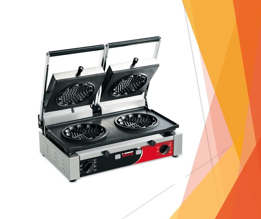 Sirman Double Waffle Maker /Panini Grill  -  PD Wafer