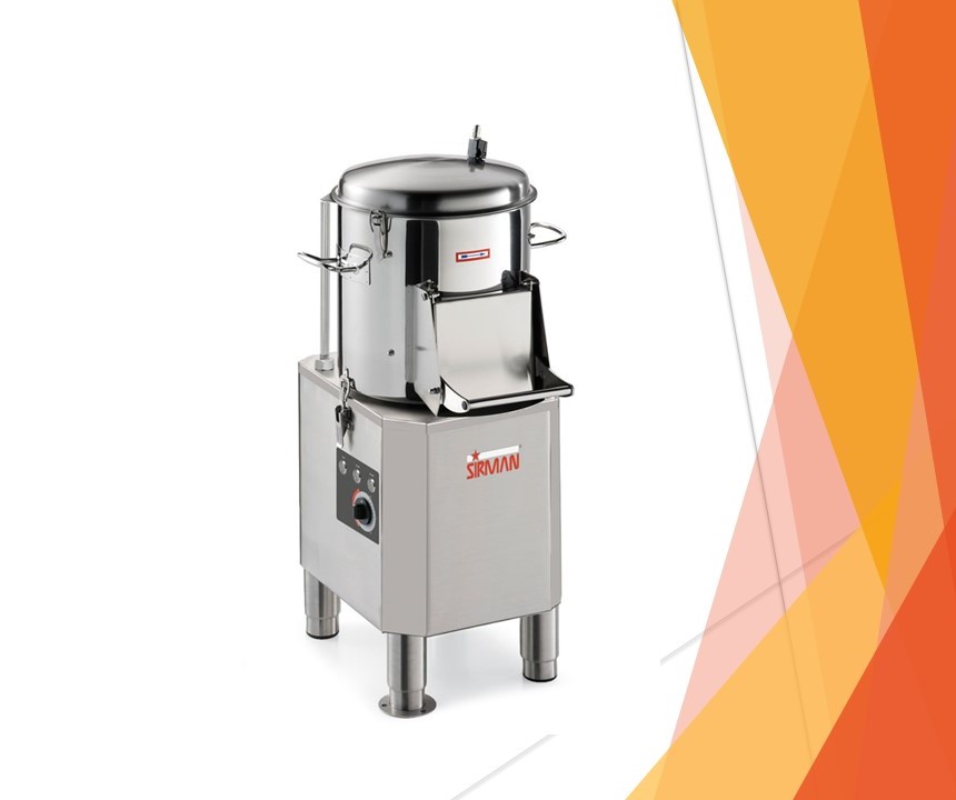 Sirman PPJ 10 SC Stainless Steel Bench-mounted Potato Peeler